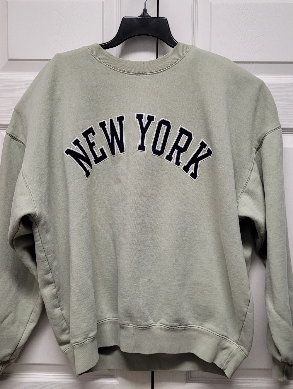 Sage Green New York Crewneck Sweatshirt